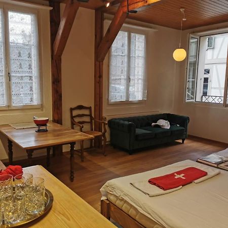 Simple Studio 36M2 In The Center Of Burgdorf Private Parking Small Bathroom Exterior foto